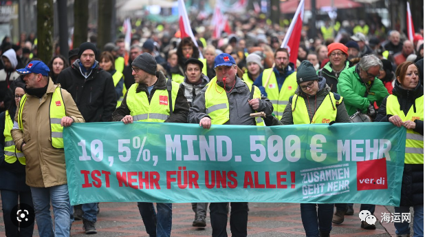 “超級(jí)大罷工”！全德陸、海、空各大交通停擺、癱瘓！